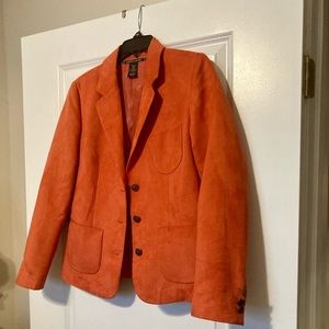 Pierre Cardin Blazer, Faux Suede, Size 8